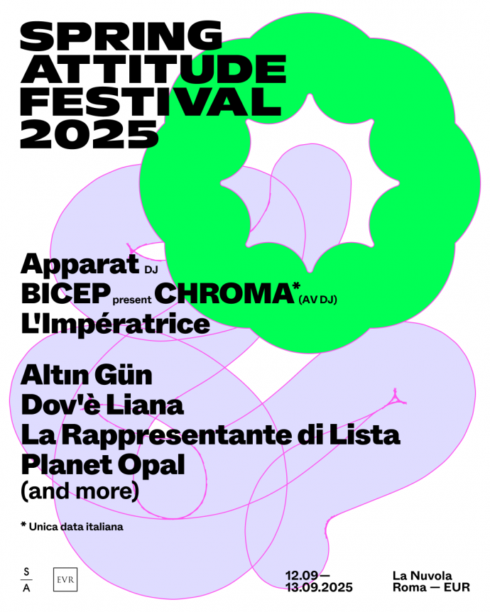 Spring Attitude Festival 2025: I primi annunci in line-up / XIV edizione - 12-13 settembre / La Nuvola, EUR - Roma